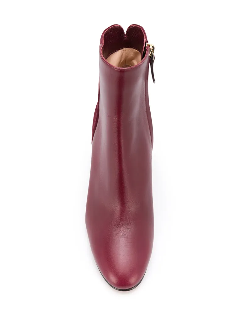 ELEMENTS Ankle Boots 85 Burgundy Calf Leather OUTER Kid Leather OUTER Leather LINING Leather SOLE Suede