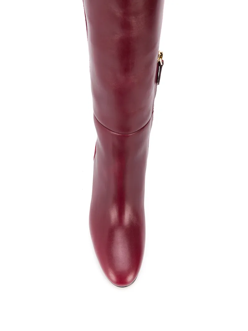 ELEMENTS Boots 85 Burgundy Calf Leather OUTER Kid Leather OUTER Leather LINING Leather SOLE