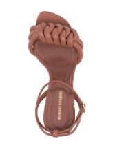 LEXI Knot Sandals 90 Clay Leather OUTER Leather LINING Lambskin INNER
