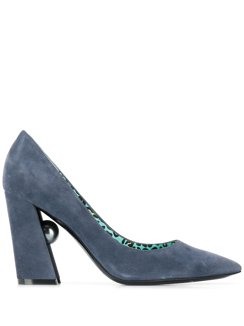 Nicholas Kirkwood Blue Suede Miri Heels的圖片搜尋結果