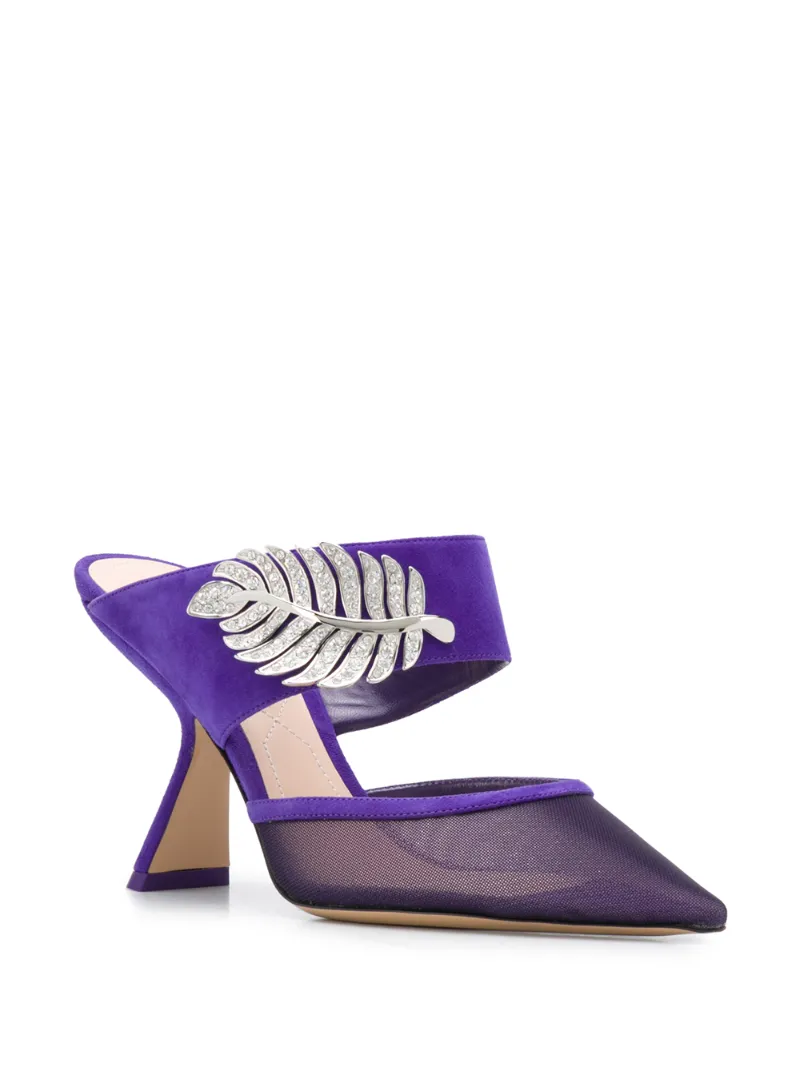 MONSTERA Mesh Mules 90