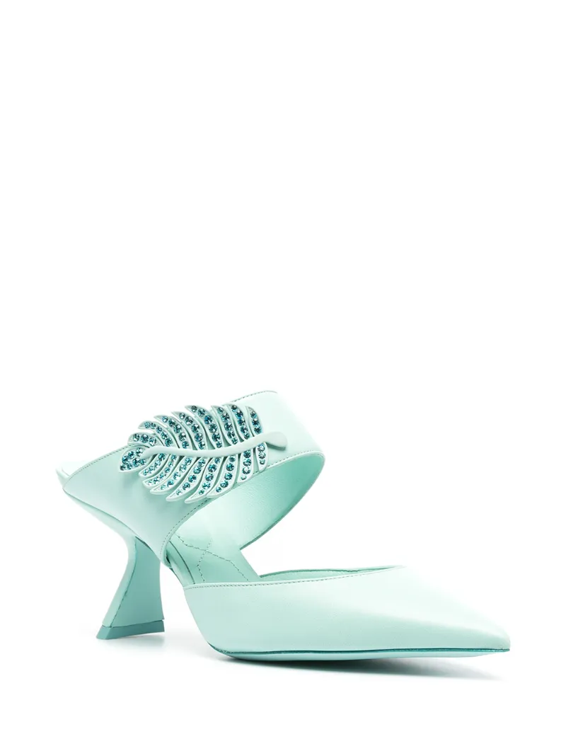 mint green mules