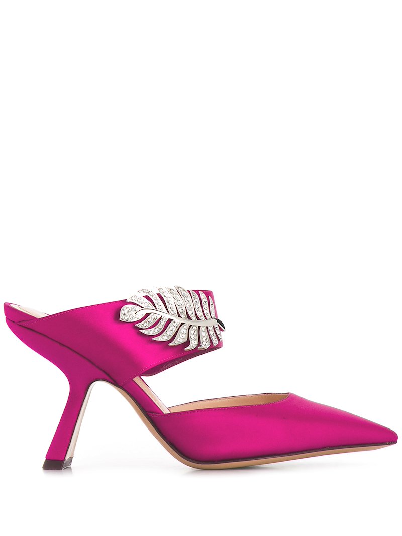 MONSTERA Satin Mule