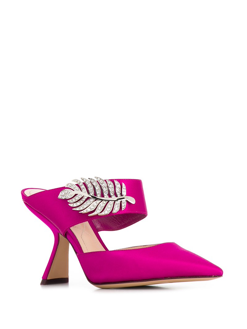MONSTERA Satin Mule