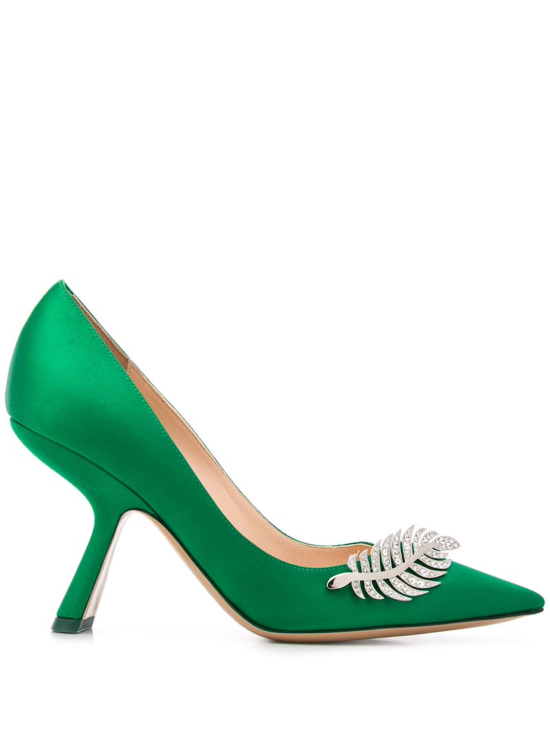 MONSTERA Satin Pump