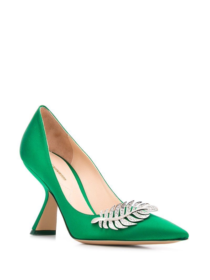 MONSTERA Satin Pump