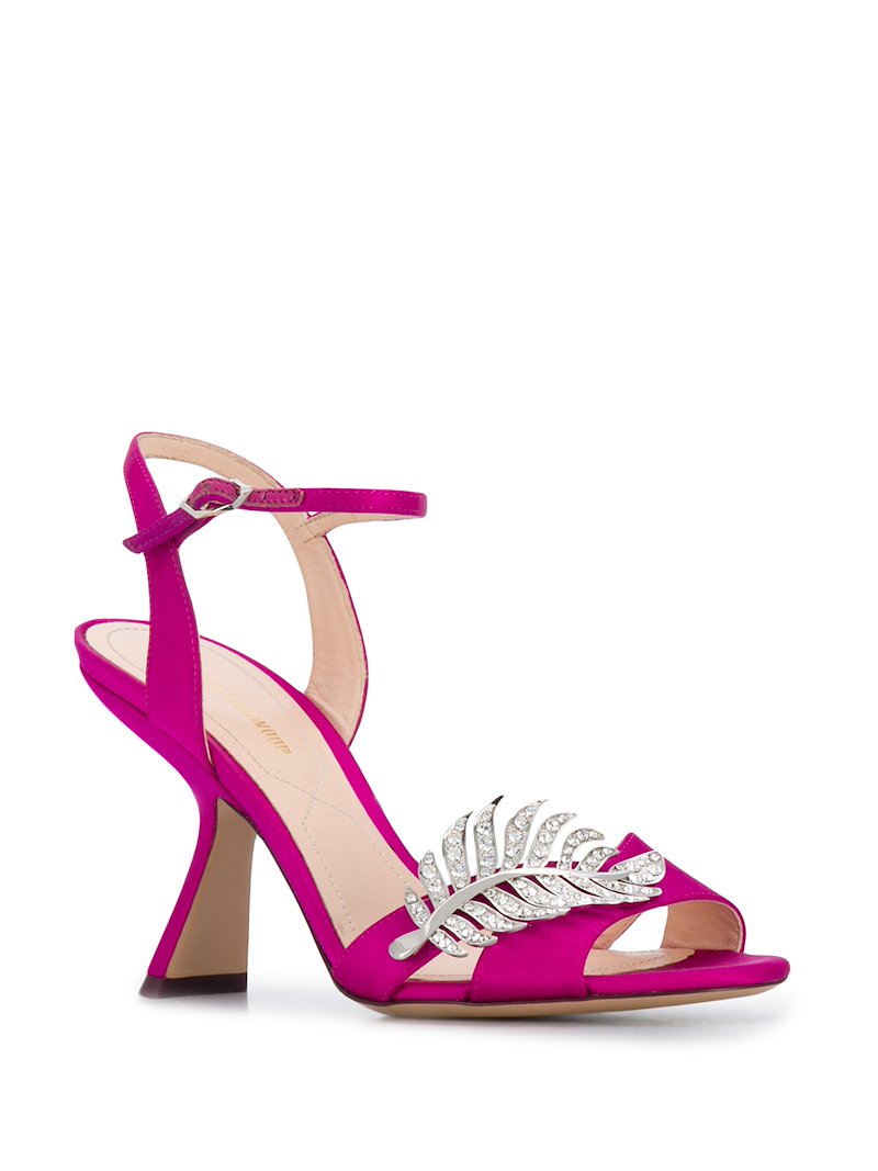 MONSTERA Satin Sandal