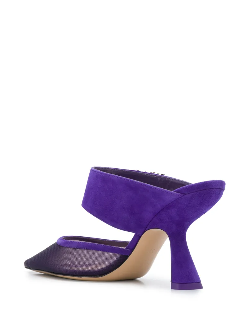 mules Monstera con tacón de 90mm