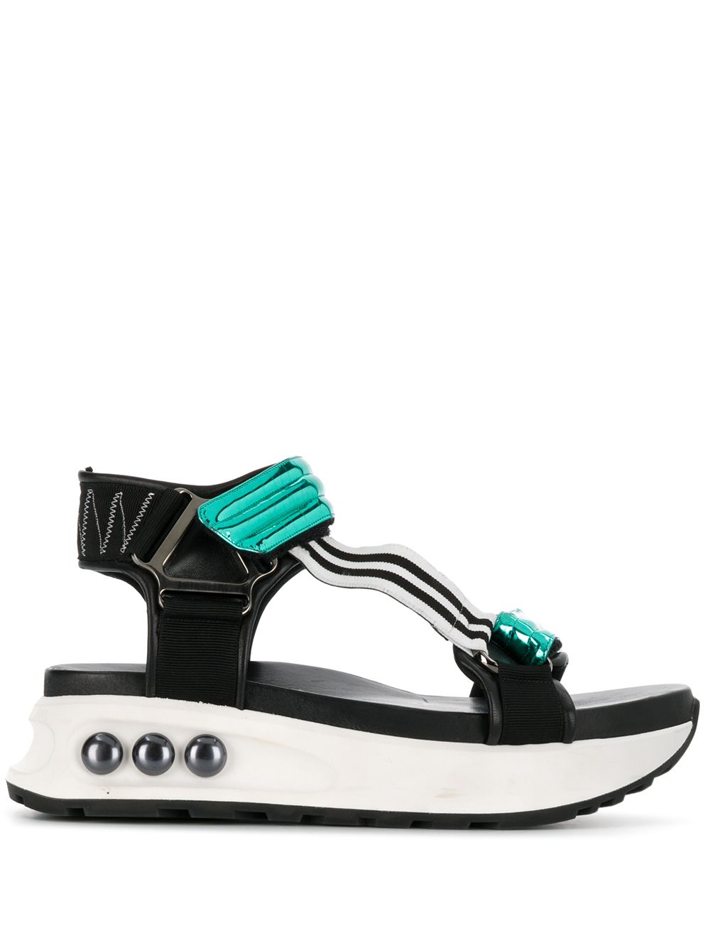 Nkp3 Sandalen Im Sneaker Look In Grun Polyester Nicholas Kirkwood