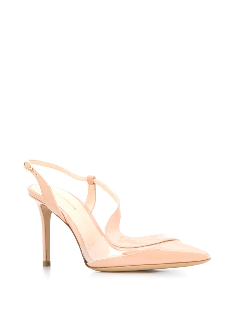 S Slingback Pumps 85 Praline Nude Sheepskin OUTER Leather LINING Leather SOLE Patent Leather