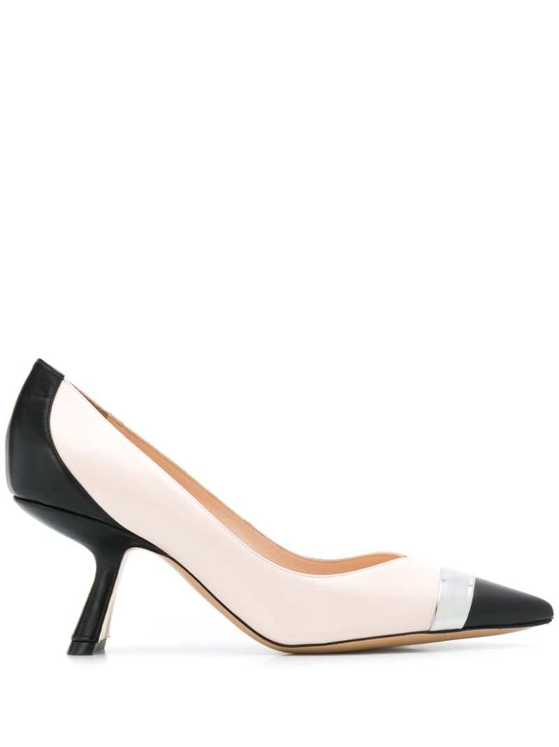 stiletto negro piel