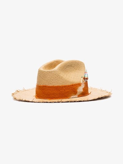 Nick Fouquet beige Pepe Fanjul straw hat | Browns
