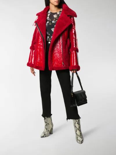 montaigne shearling puffer jacket