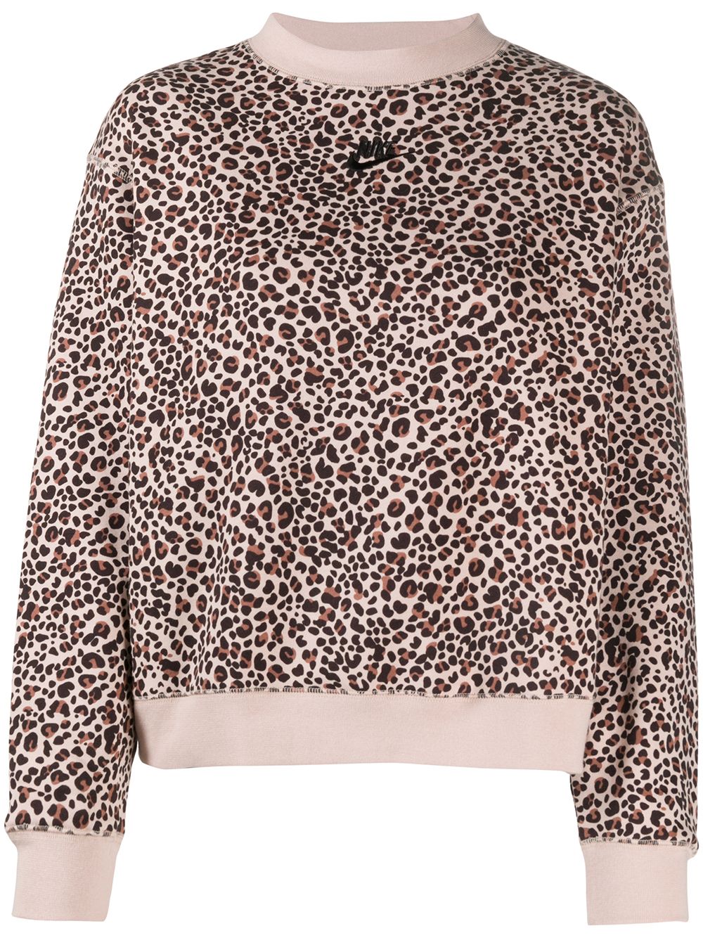 leopard print nike sweatshirt