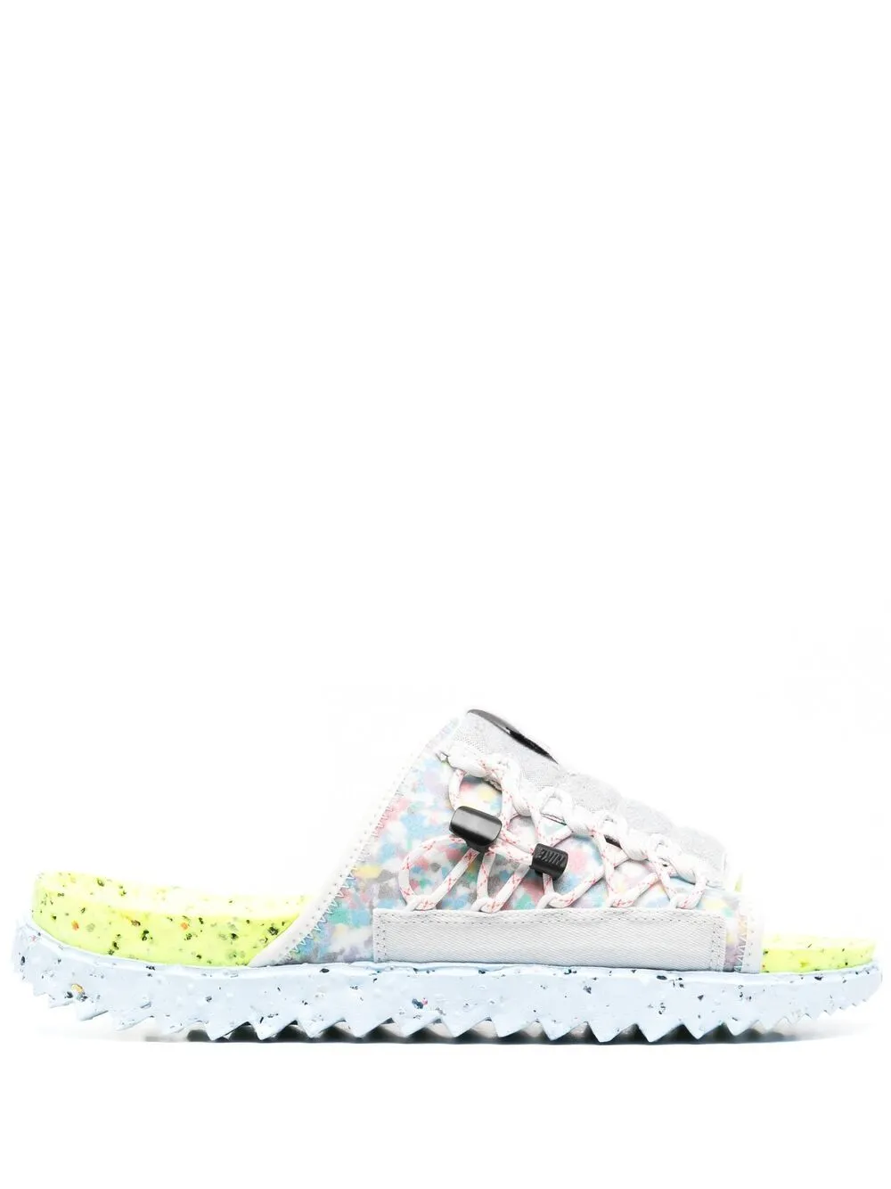 nike asuna crater slide platinum tint black volt stores