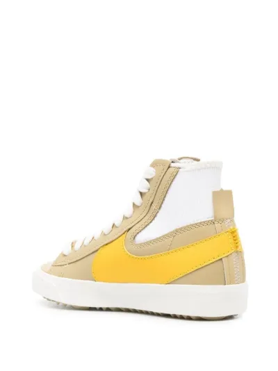 nike blazers yellow tick