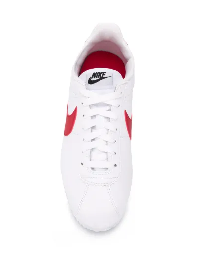 Nike Classic Cortez White Varsity Red leather sneakers Eraldo US