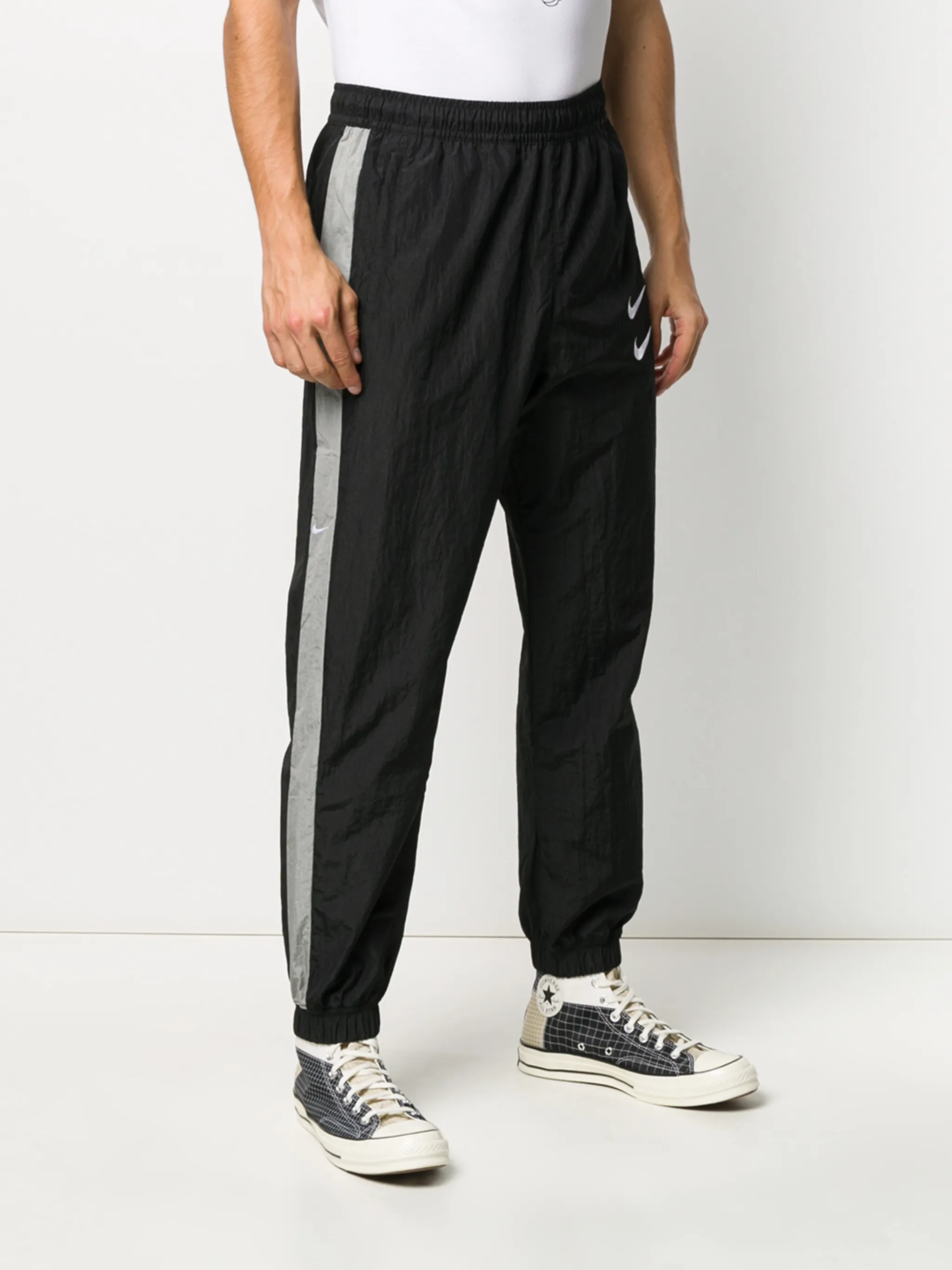 Nike double Nike Swoosh logo track pants Eraldo US