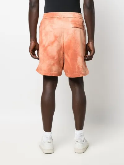 logo-embroidered tie-dye shorts | Nike 