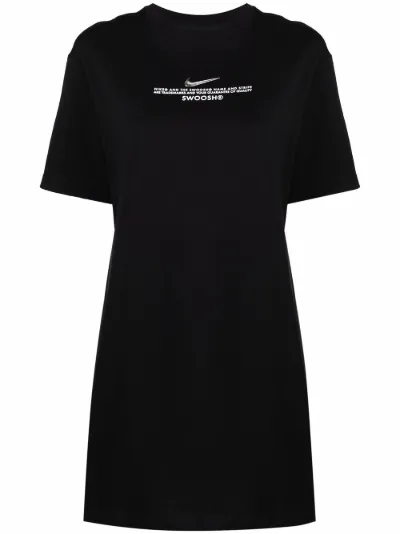 Nike black t shirt dress on sale