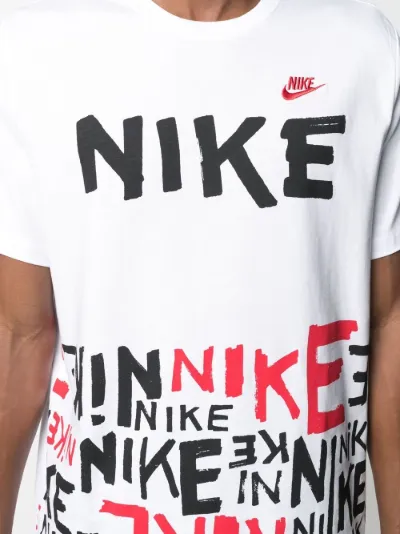 nike logo print
