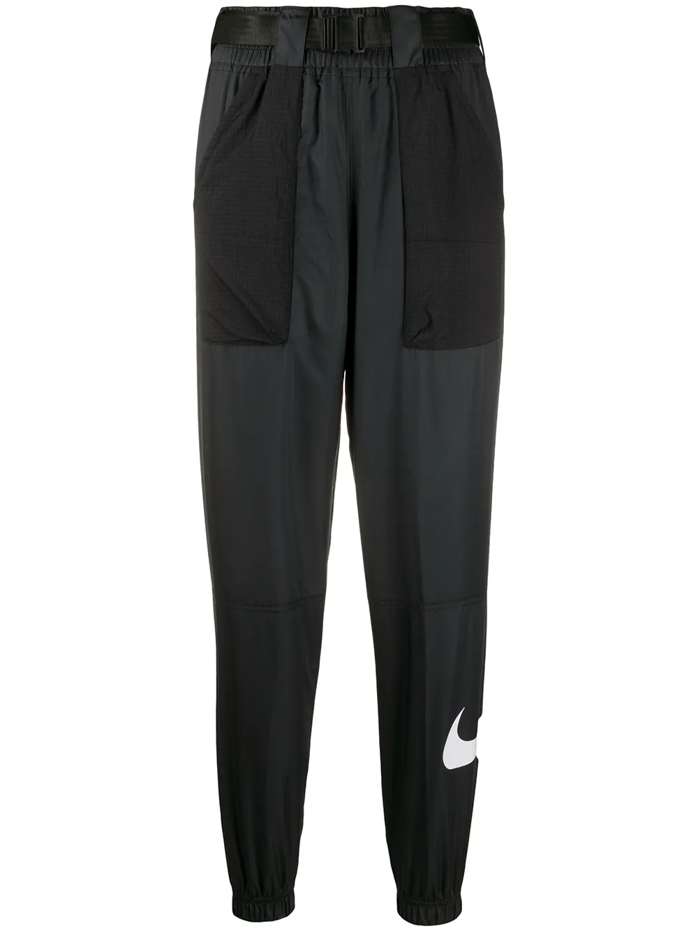 nike woven swoosh track pants