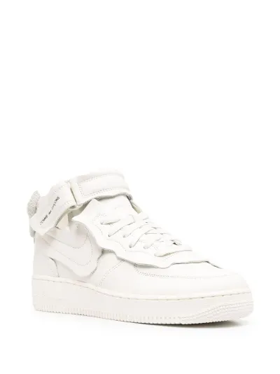 Nike x Comme des Garçons Air Force 1 Mid sneakers white | MODES