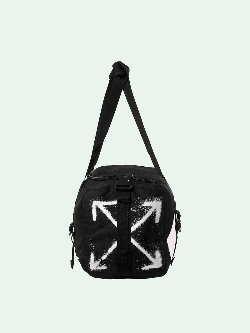 black off white bag strap