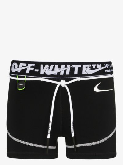 black and white nike running shorts