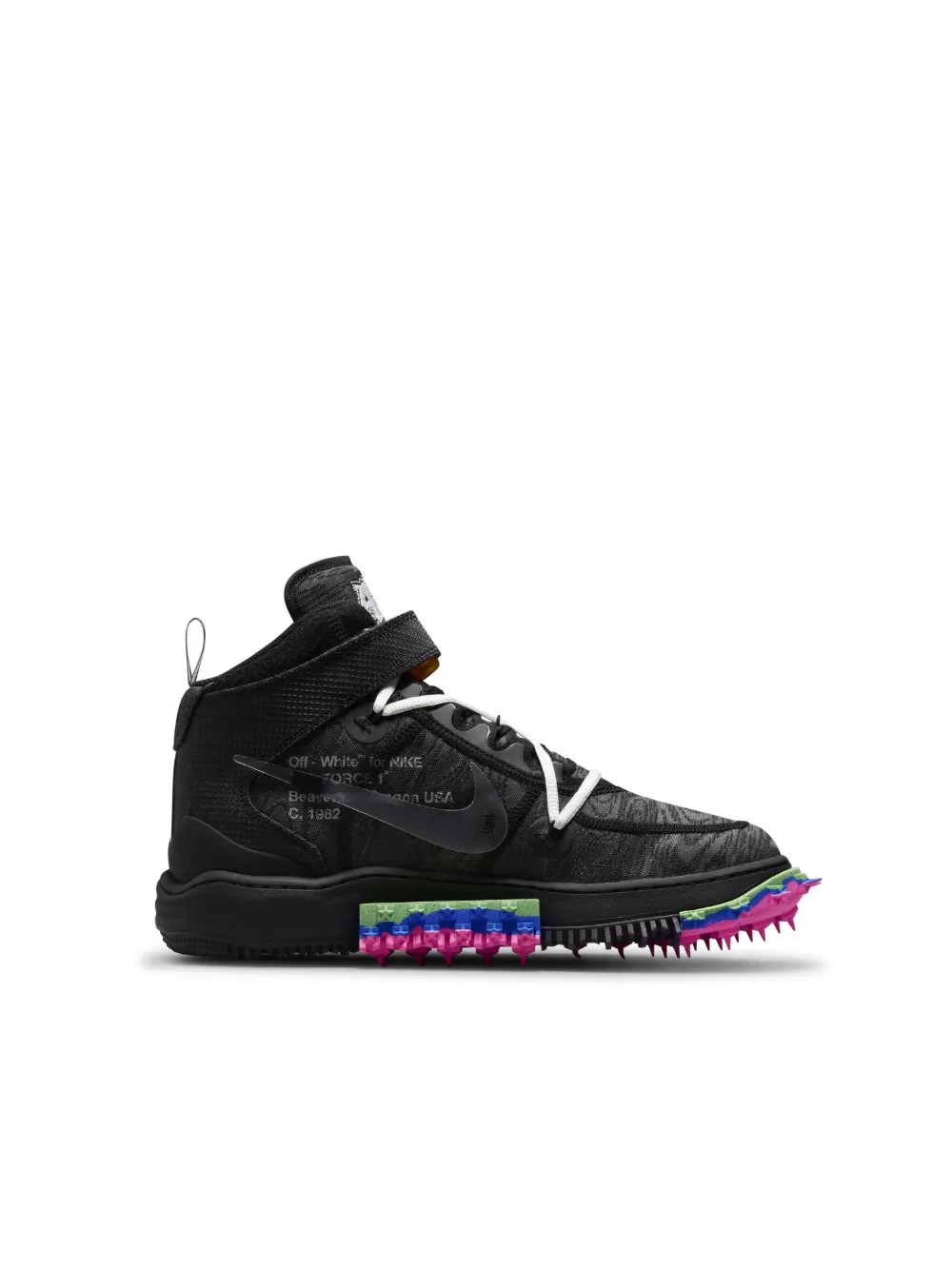 Off white nike black best sale high tops