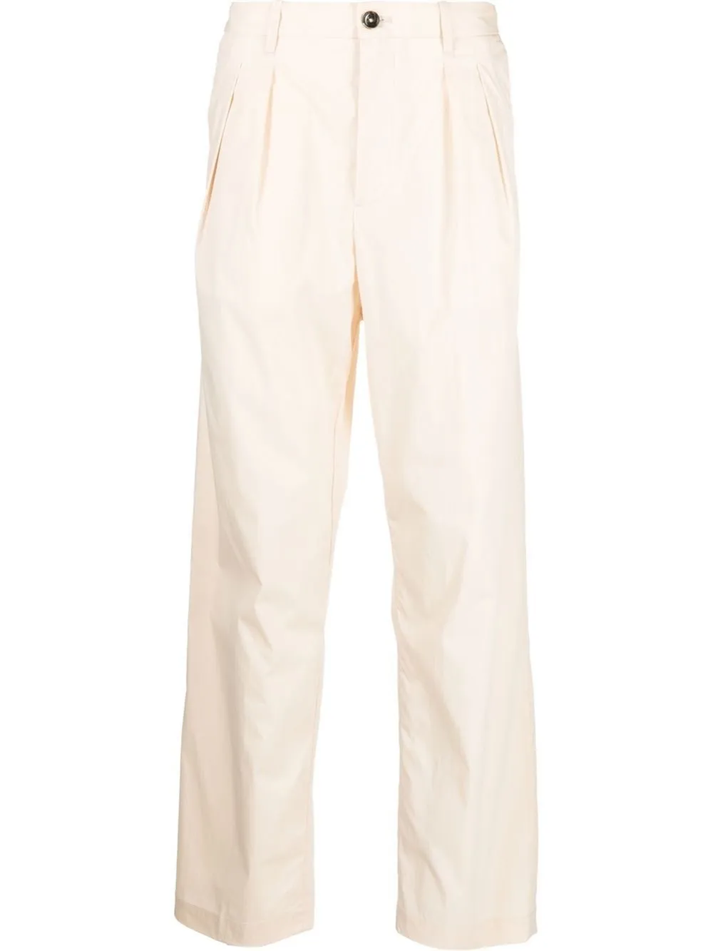 high-rise straight-leg trousers | Nine 