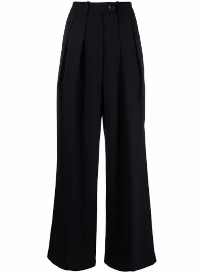 high-waisted wide-leg trousers | Nine 