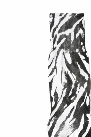 Animal print tube socks