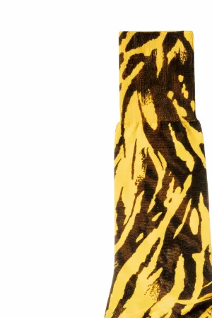 Animal print tube socks