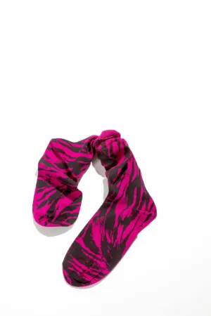 Animal print tube socks
