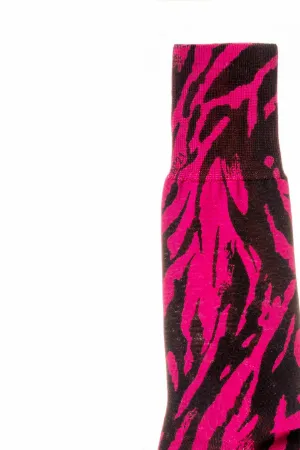 Animal print tube socks