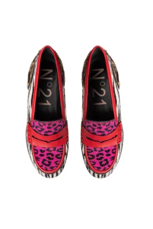 Animalier Pony Hair Moccasins