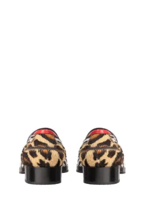 Animalier Pony Hair Moccasins