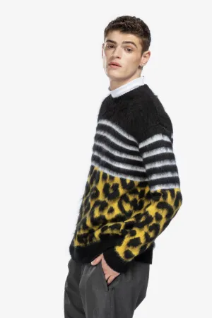 Animalier-Stripe Sweater