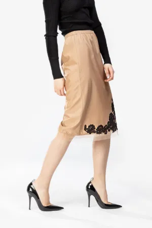 Appliqué Pencil Skirt