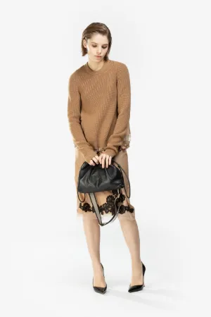 Appliqué Pencil Skirt