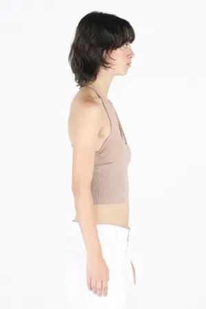 Asymmetric Halterneck Top