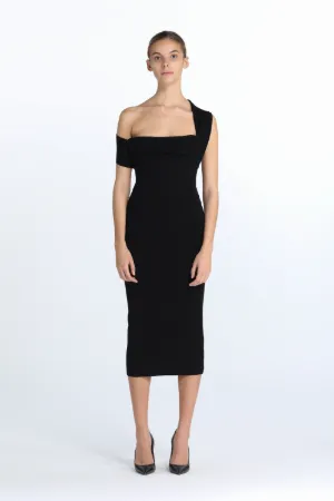 off shoulder backless dress