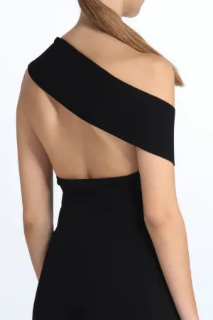 Backless One-Shoulder Dress