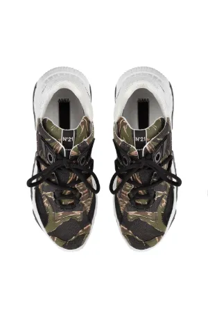 Billy Camouflage-Print Sneakers