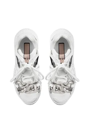 Billy Chunky Chain-Embellished Sneakers