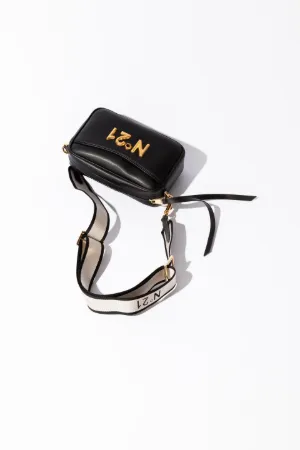 Borsa a tracolla con logo nero | N°21 | Online Store Ufficiale