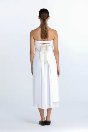 Bow-Detail Strapless Dress
