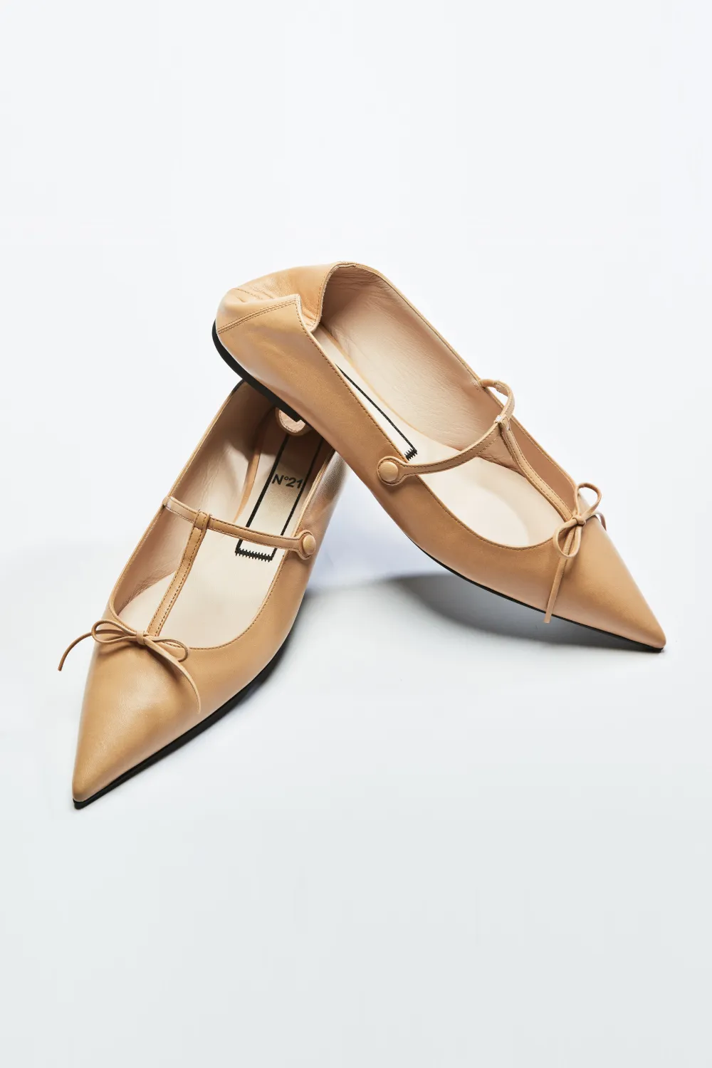 embellished ballerina flats