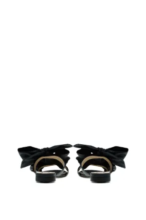 Bow-embellished sandals